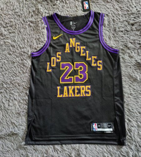 23 James Lakers 2023-24 city jersey player version